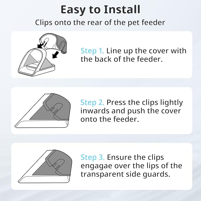 Rear Cover for Automatic Microchip Cat Pet Feeder - Image 5