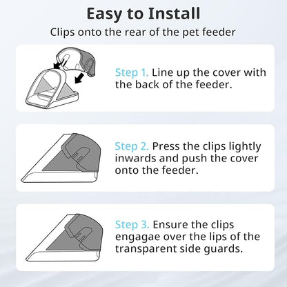 Rear Cover for Automatic Microchip Cat Pet Feeder - Image 5