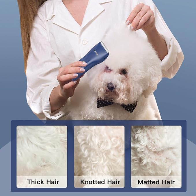 Dog Clippers, Quiet Washable USB Rechargeable Cordless Dog Grooming Kit - Image 4