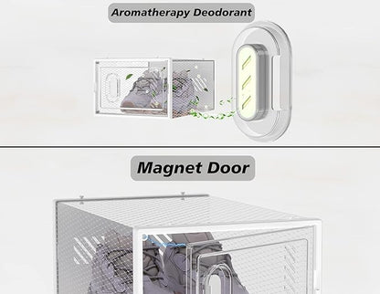 Shoe Storage, 12 Pack Shoe Organizer - Image 3