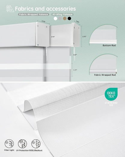 Yoolax Motorized Zebra Blinds Compatible - Image 5