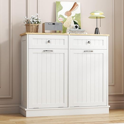 Tilt Out Trash Can Cabinet Dog Proof - Image 6