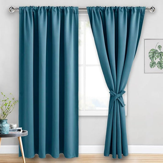 JIUZHEN Blackout Curtains for Bedroom by JIUZHEN
