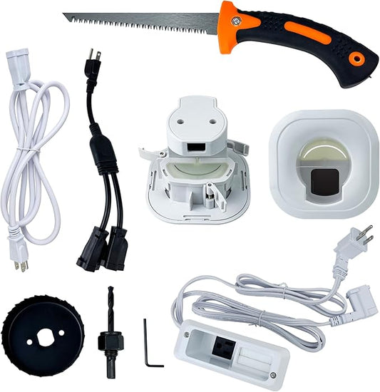 in-Wall Cable Management Kit for TV and Soundbar, Cord Concealer and Power Kit by Unknown