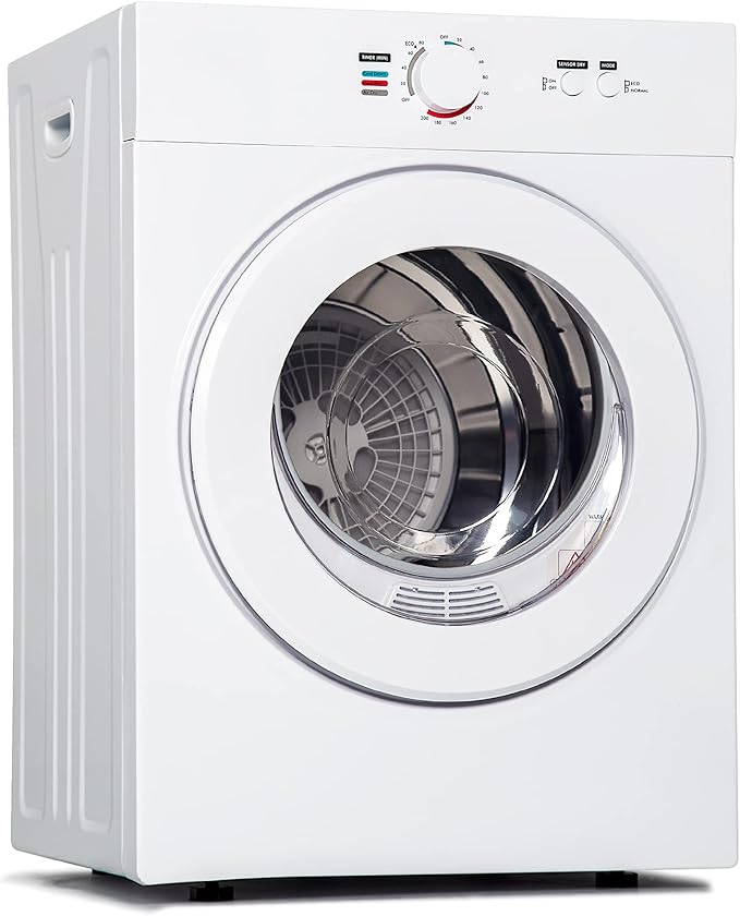 Euhomy Compact Dryer 1.8 cu. ft. Portable Clothes Dryers by EUHOMY