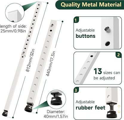 WooFog Window Security Bars Adjustable, Window Bars Security Inside Vertical - Image 2