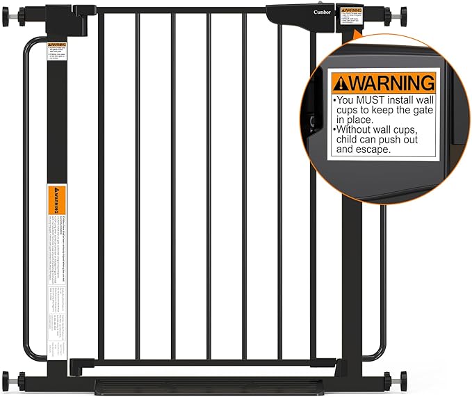 Cumbor 29.7-57" Extra Wide Baby Gate - Image 9