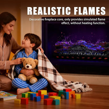 Electric Fireplace Logs Realistic Flame Effect - Image 7