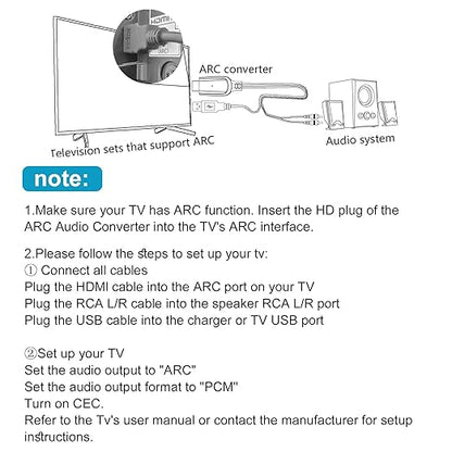 192KHz HDMI ARC to RCA Audio Converter - Image 7