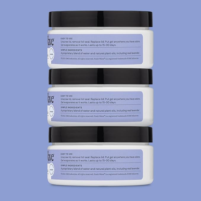 Fresh Wave Lavender Odor Removing Gel, 7 oz., Natural Plant-Based Odor - Image 8