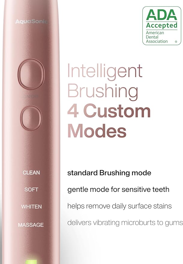 Aquasonic Vibe Series Ultra-Whitening Toothbrush – ADA Accepted Electric - Image 4
