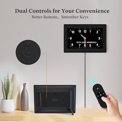 10.1'' Digital Clock, 1280*800p HD Extra Large Display, Digital Clock - Image 4