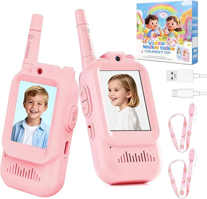Video Walkie Talkies for Kids Toys, for Grandkids, 2 Pack HD Kids Walkie by Unknown