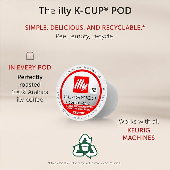 illy Coffee K Cup, Pods for Keurig Machines, Classico Medium Roast, 100% Arabica - Image 6