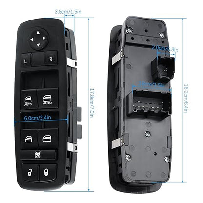 WUANGKI Power Window Master Control Switch | Front Driver Side | 9+3 Pins | - Image 2