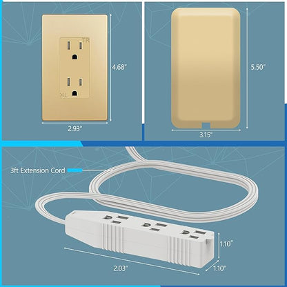 LIDER Flat-Face Outlet Extender - Image 2