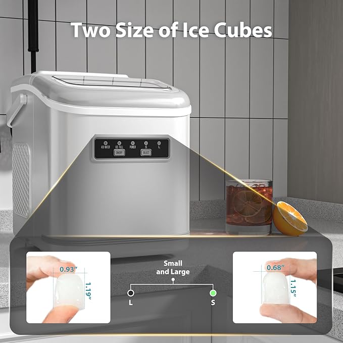 Ice Maker Machine Countertop Portable Compact Small Bullet Ice Maker - Image 3