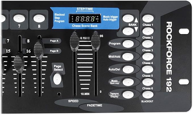 Rockville ROCKFORCE 192-Channel DMX Lighting Controller, Sound-Activated - Image 5