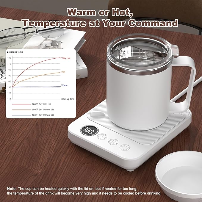 Coffee Mug Warmer & Mug Set for Desk, Smart Coffee Cup Warmer - Image 3