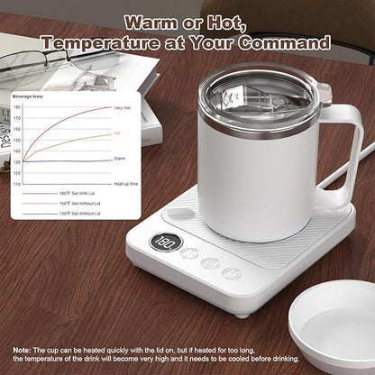 Coffee Mug Warmer & Mug Set for Desk, Smart Coffee Cup Warmer - Image 3
