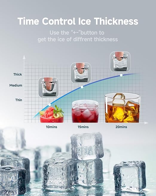 EUHOMY Commercial Ice Maker Machine, 800lbs/24H, Industrial Ice Machine - Image 3