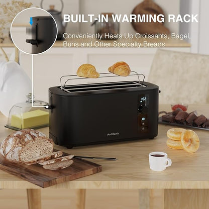 Toaster 4 Slice Long Extra Wide Slot 1.5" - Image 5