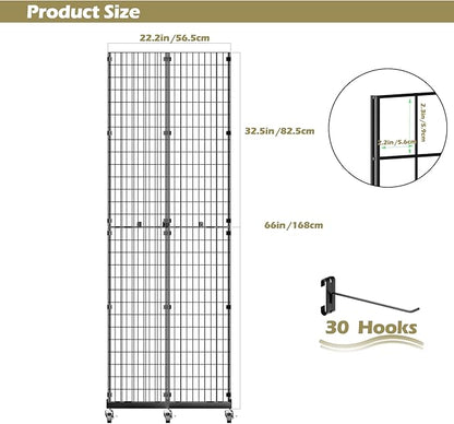 ztysn Grid Wall Panels Display Stand - Image 3