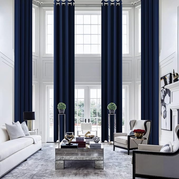 KOUFALL Extra Long 120 Inch 10 FT Curtains 10FT Foot Blackout - Image 4
