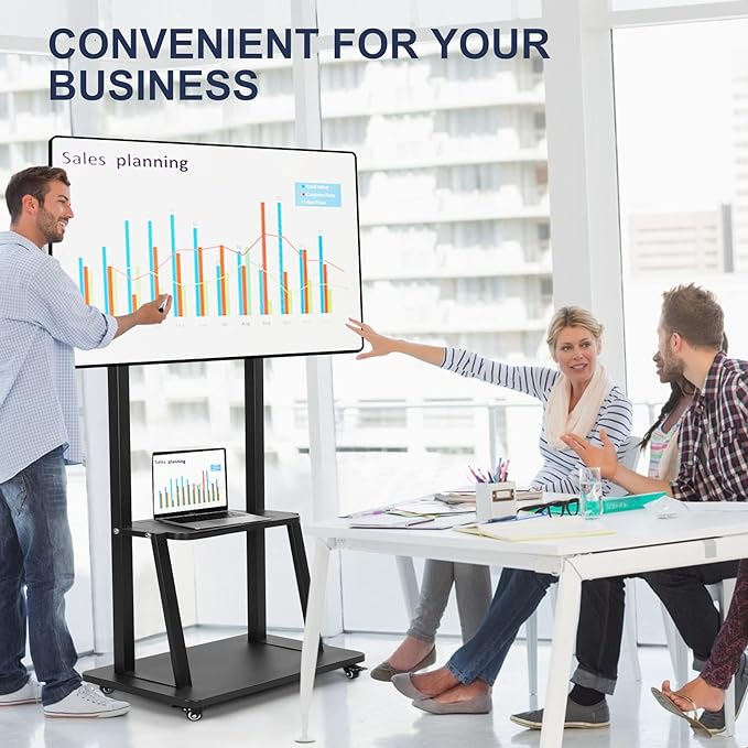 Maiproo Rolling TV Stand with Wheels - Image 6