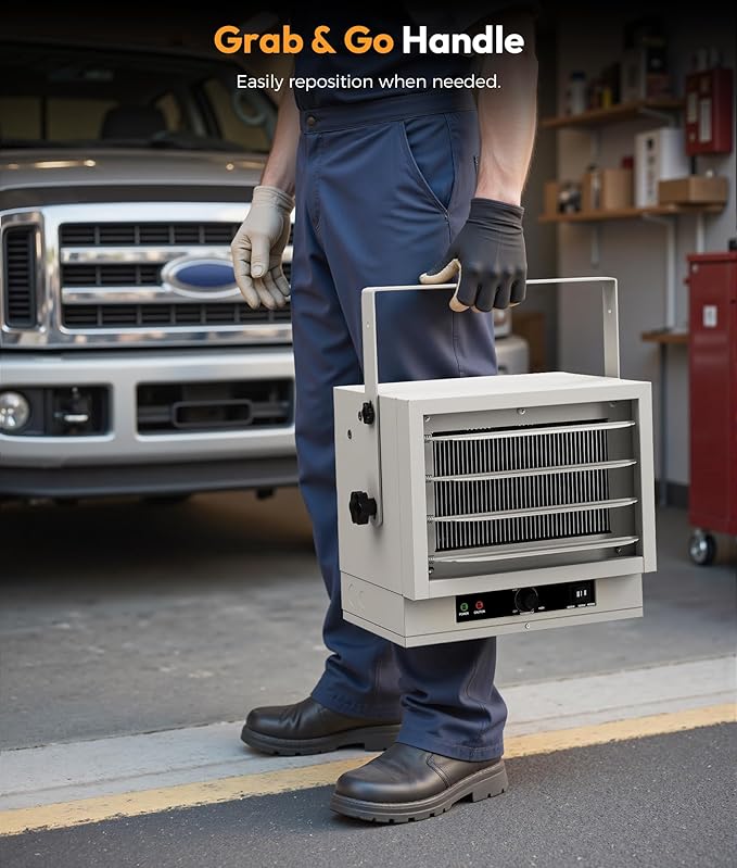 Electric Garage Heater for Indoor Use - 5000W - Image 7