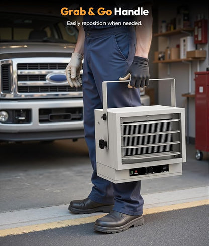 Electric Garage Heater for Indoor Use - 5000W - Image 7