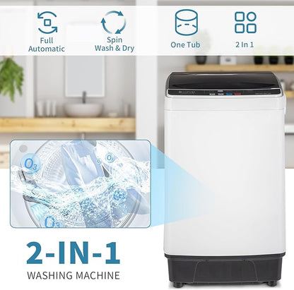 ROVSUN 1.5CuFt Portable Clothes Dryer and 17.6LBS Full-Automatic Washing - Image 6