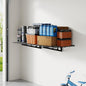 FLEXIMOUNTS 2x4ft Garage Shelving Wall-Mounted, Holds Up to 200 lbs, Garage by FLEXIMOUNTS