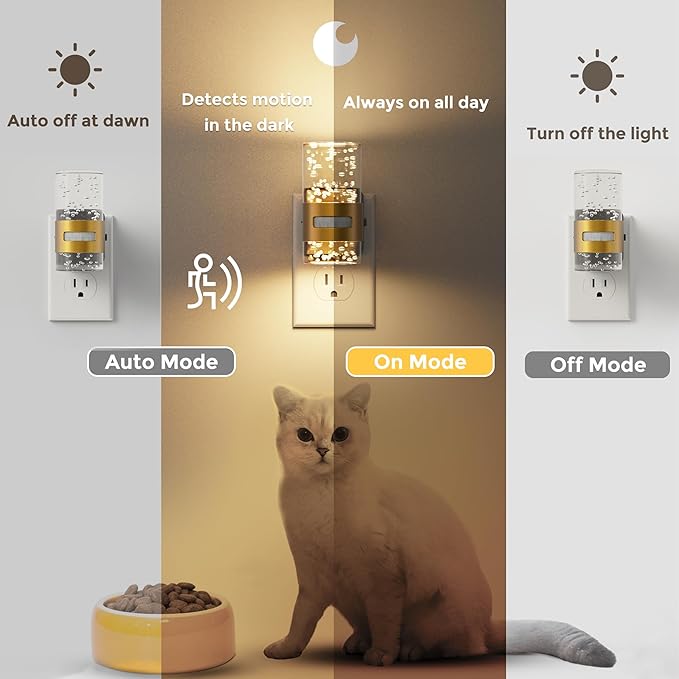 L LOHAS LED Motion Sensor Night Light, Dimmable Night Lights Plug into Wall - Image 2