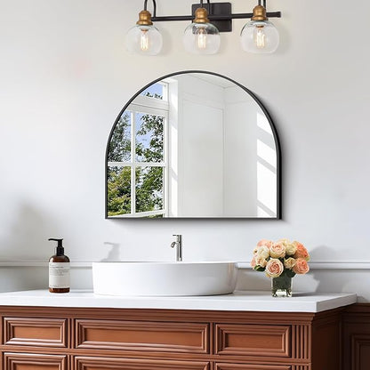 CIRCUMI Arched Wall Mirror, Metal Frame, Large Size - Image 2
