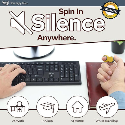 Yogi Fidget Toy – Silent Sensory Spinner - Image 3