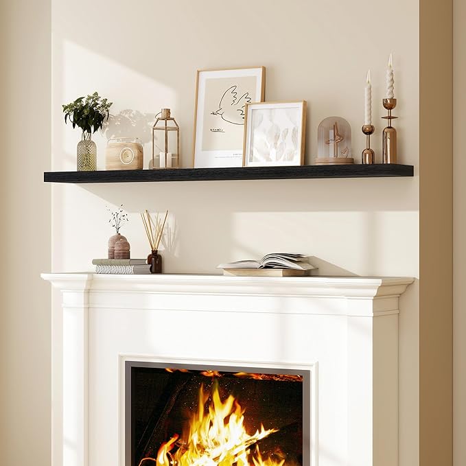 Fun Memories 66 Inch Fireplace Mantel Shelf - Image 2