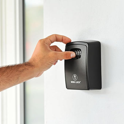Iron Lock® Key Lock Box XXL Wall Mount – Waterproof Outdoor Key Safe - Image 8