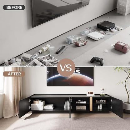 VAFON 78.7" Modern TV Stand Entertainment Center - Image 8