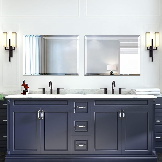 Mirrorons Beveled Mirror, Bathroom Mirrors - Image 4