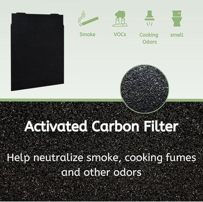 Nispira True HEPA Filter with 4 Pre-Carbon Filters Compatible with Whirlpool - Image 6