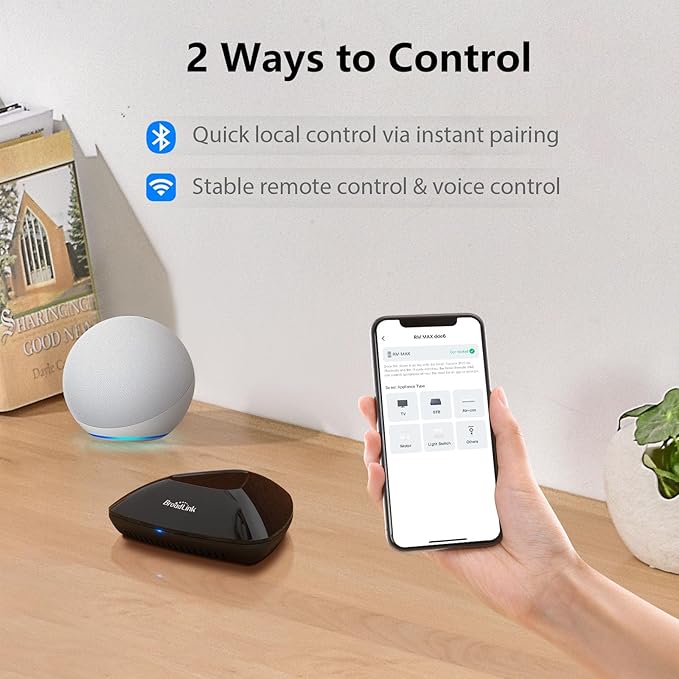 Broadlink RM MAX Smart Home Hub, Wi-Fi & BLE Universal Remote - Image 2