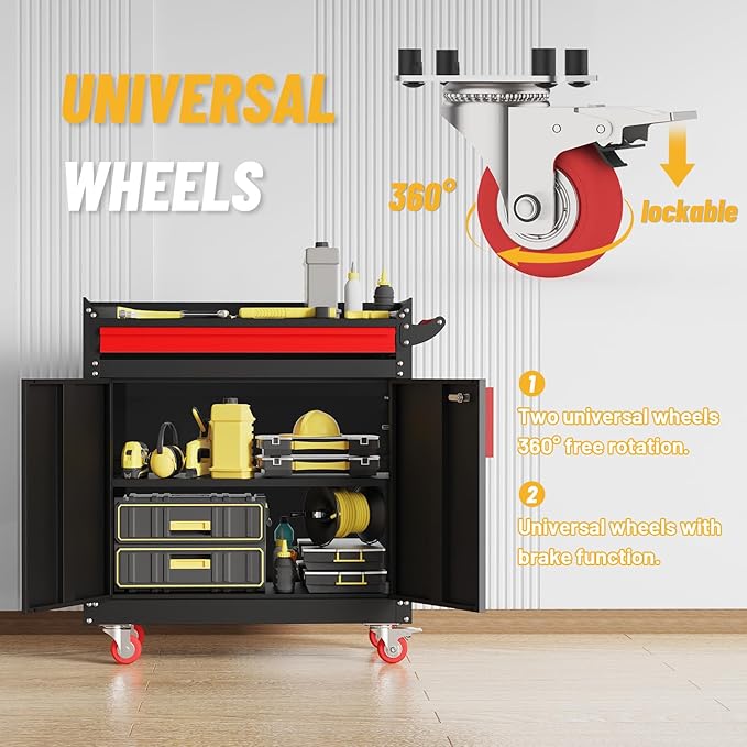 Rolling Garage Cabinets, Garage Storage Cabinet - Image 4