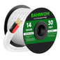 Fire Safety CL2 Speaker Wire in-Wall & in-Ceiling 14 Gauge Wire 30 FT CCA Cord by BAHIWOM