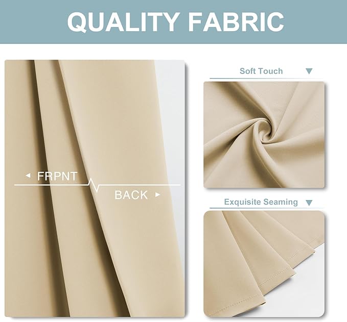 ChrisDowa Blackout Curtains 84 inches Long - Image 4