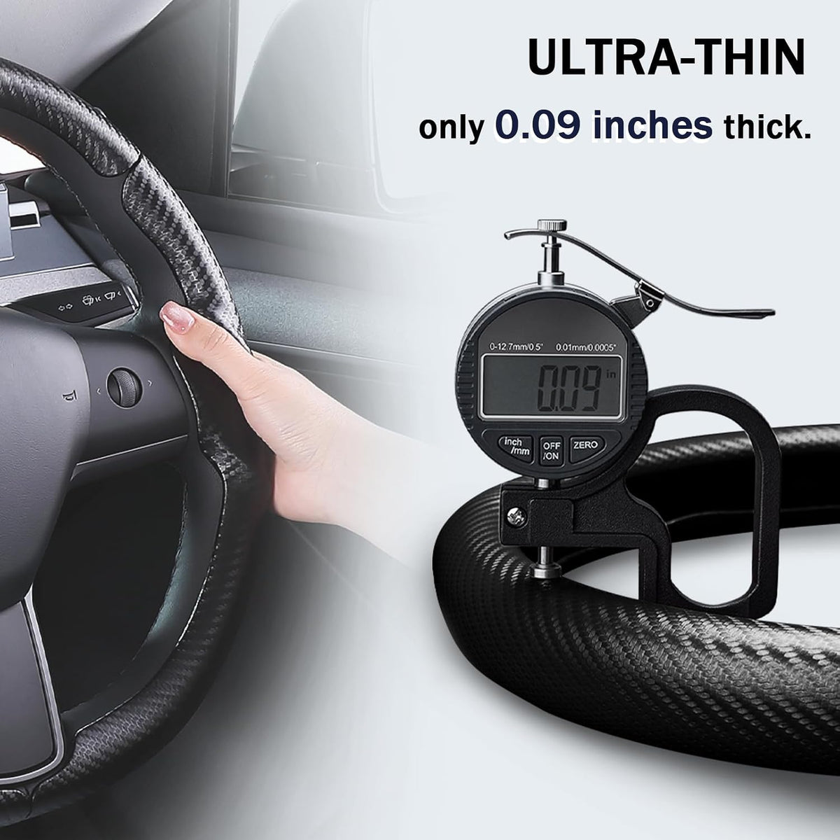 Steering Wheel Cover for Tesla Model 3 2017-2023/ Model Y 2020-2024