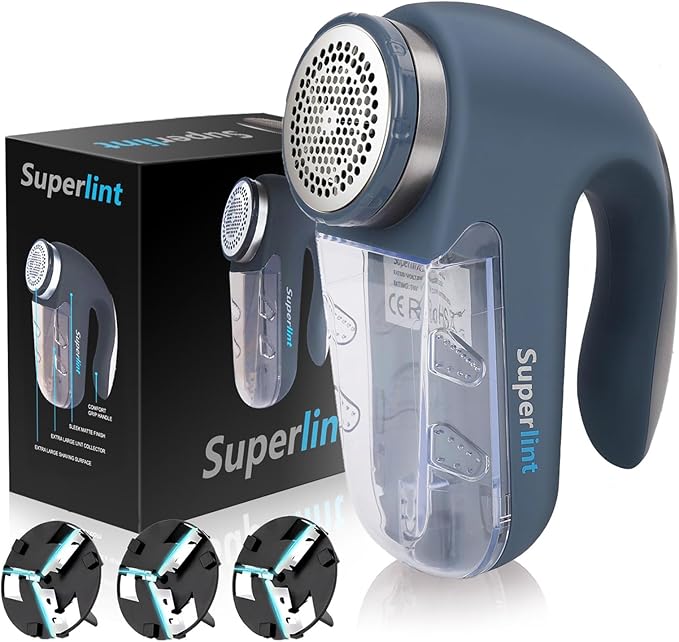 SUPER LINT Electric Sweater Shaver Fuzz Pill Bobble Remover by Home