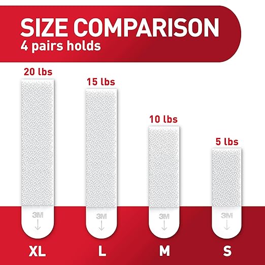 Command 15 lb Large Picture Hanging Strips 40 Pairs, Damage Free Hanging - Image 5