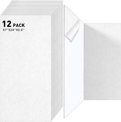 12 Pack Large Acoustic Panels by Landical