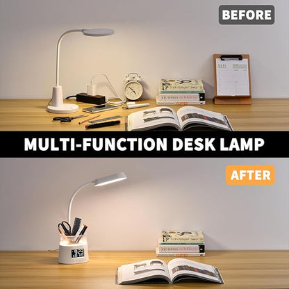 Led Desk Lamp with Pen Holder, Touch Lamps - Image 7